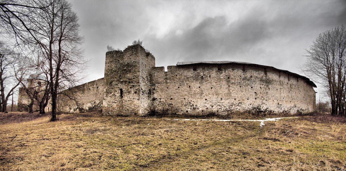 Castle of Porkhov, Pskov oblast.